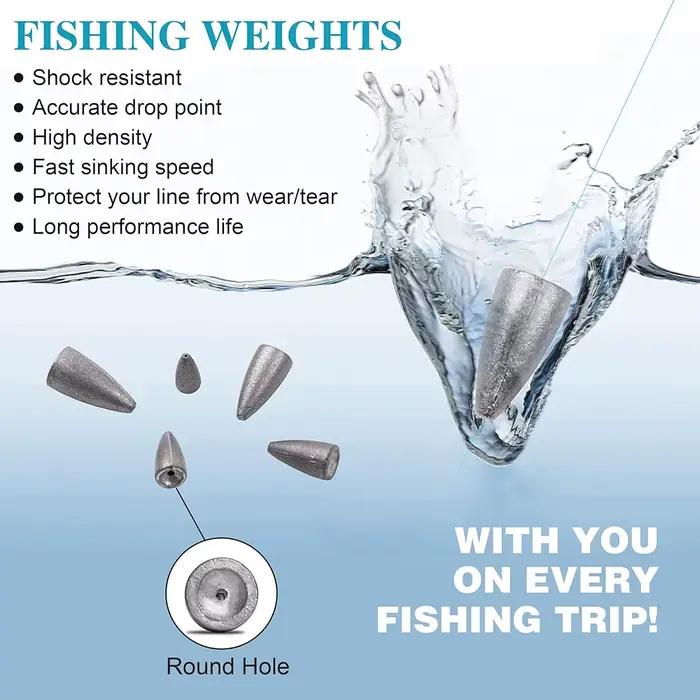 10 plombs anti-accroche pour pêche aux leurres souples, pendentifs de 2g à 20g par lot de 10