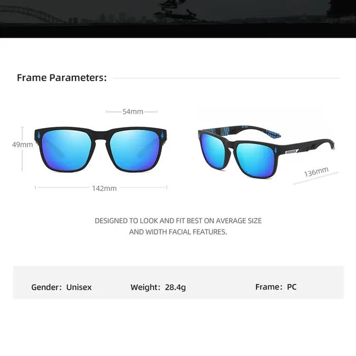 Lunettes de Soleil Polarisees GEUSSKISR Homme Femme - Protection UV pour Pêche et Sports Nautiques