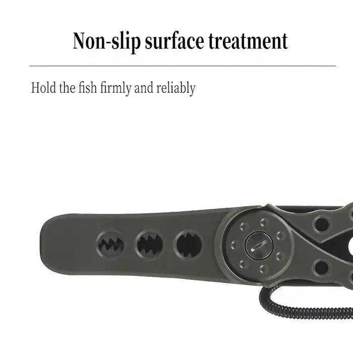 Pince à lèvres pour poisson antidérapante - Grippeur plat contrôle poisson sans blessure