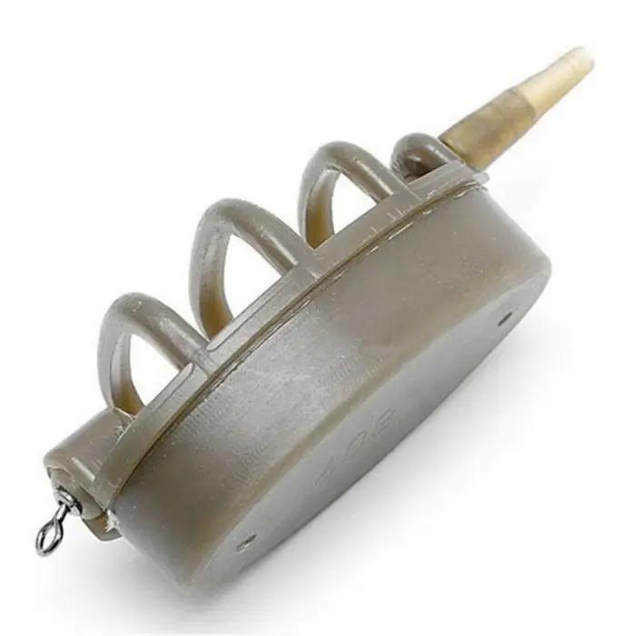 Moule à méthode feeder 5 pièces - Set pour amorçage carpe avec plomb et lance-appât intégré