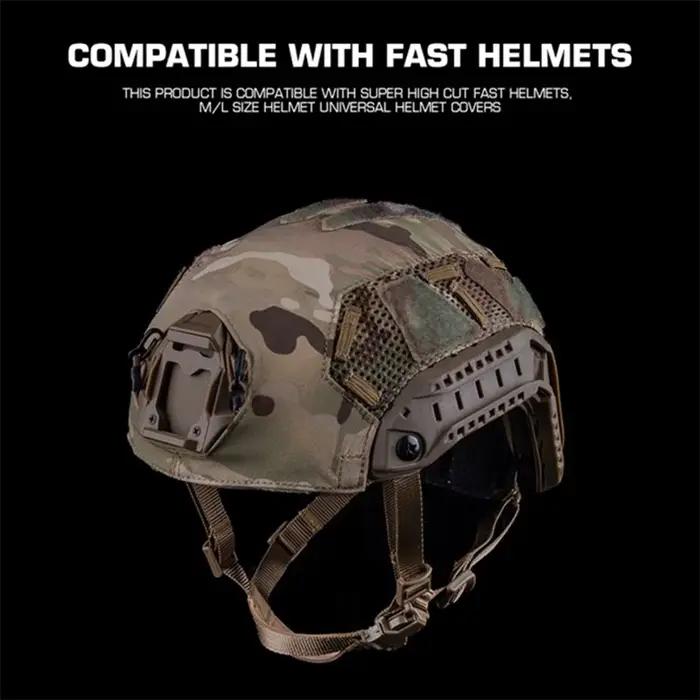 Housse casque FAST SF respirante universelle pêche airsoft chasse protection activités extérieures