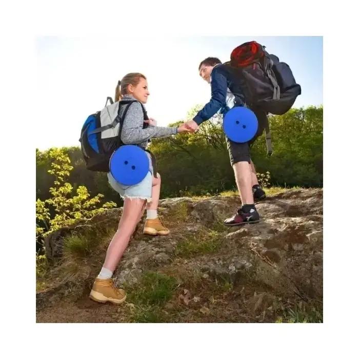 Tabouret pliant télescopique arc-en-ciel - Siège extensible portable pêche camping extérieur
