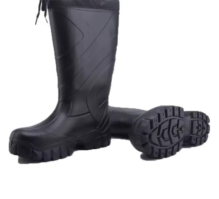 Bottes de pêche à la mouche imperméables chaudes pour hiver avec cuissardes intégrées pêche et chasse