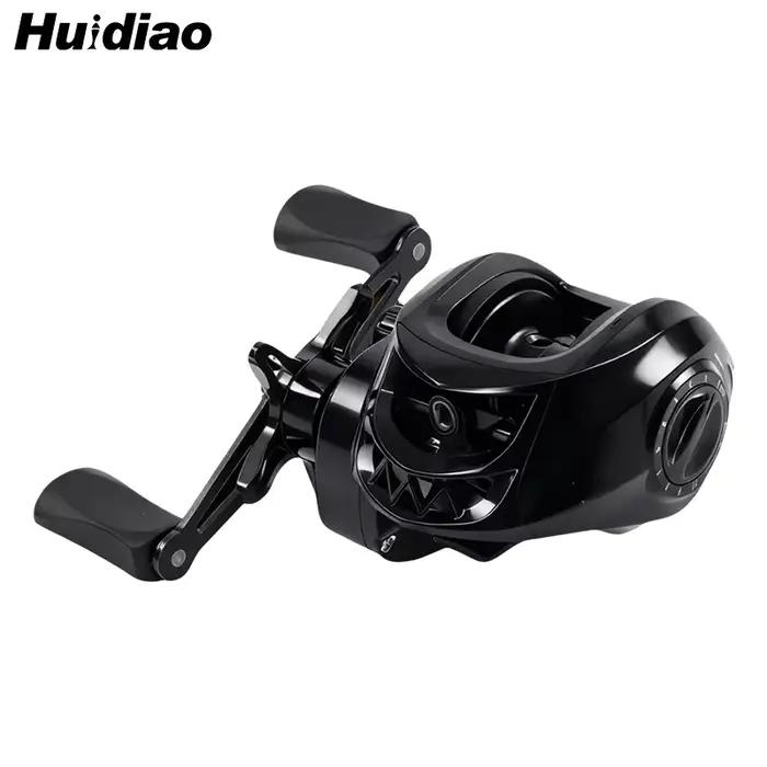 Moulinet baitcasting Huidiao débutant 7.2:1 avec frein magnétique 12 niveaux - 10KG max
