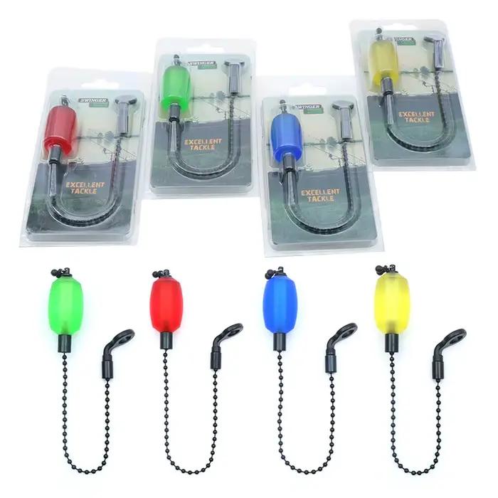 Bobbin Swinger avec chaîne acier pour pêche carpe - Indicateur de touche précis pour pêche au coup