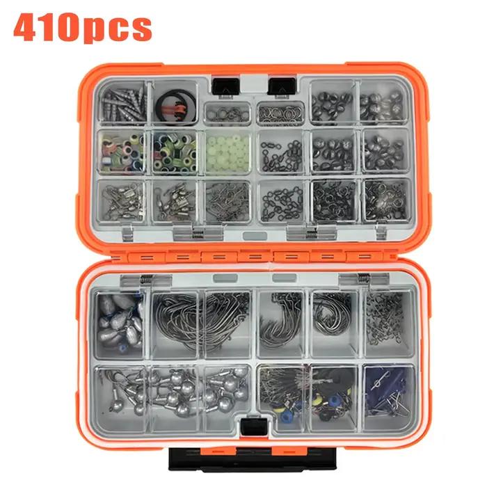 Kit de pêche professionnel 170-410 pièces - Ensemble complet pour truite, bar et pêche en mer