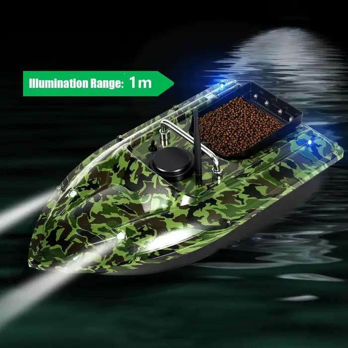 Bateau appât 220V grand modèle contrôle croisière - 1.5KG charge LED alertes batterie 5200mA 3h