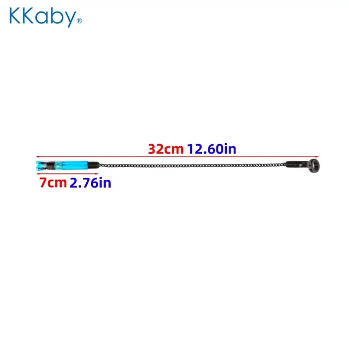 Set 4 pièces swinger souple avec LED 4 couleurs pour carpe dans boîte de rangement Kkaby