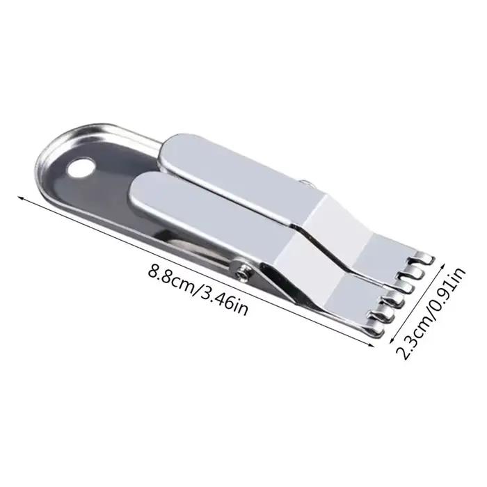 Outil multifonction acier inox pour appâts vers asticots - Pêche mer rivière lac