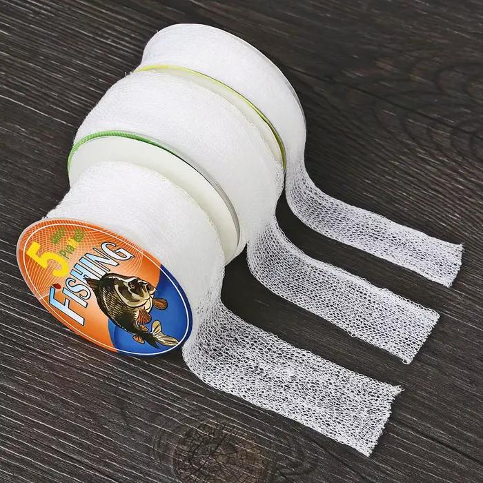 Filet PVA soluble 5M pour pêche à la carpe - Diamètres 25/37/44mm - Dissolution rapide dans l'eau