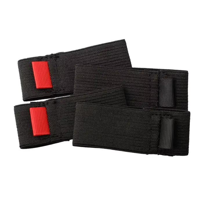 Protecteur élastique noir et rouge pour moulinet de pêche, set 4 pièces tailles S M L XL accessoires