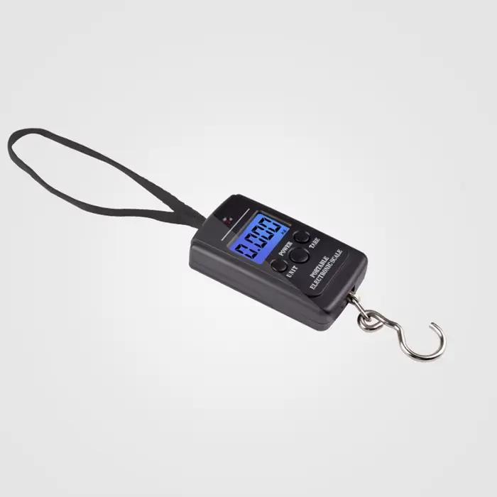 Balance électronique portable 40kg multifonction pêche - pèse-bagages mini suspendu voyage crochet précis