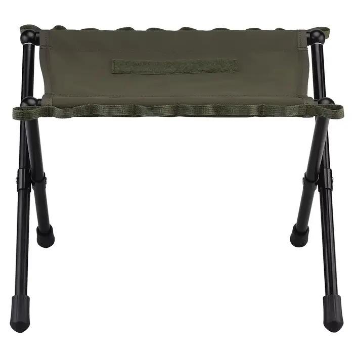 Tabouret pliable tactique en alliage aluminium léger pour chasse, camping, pêche et équipement randonnée