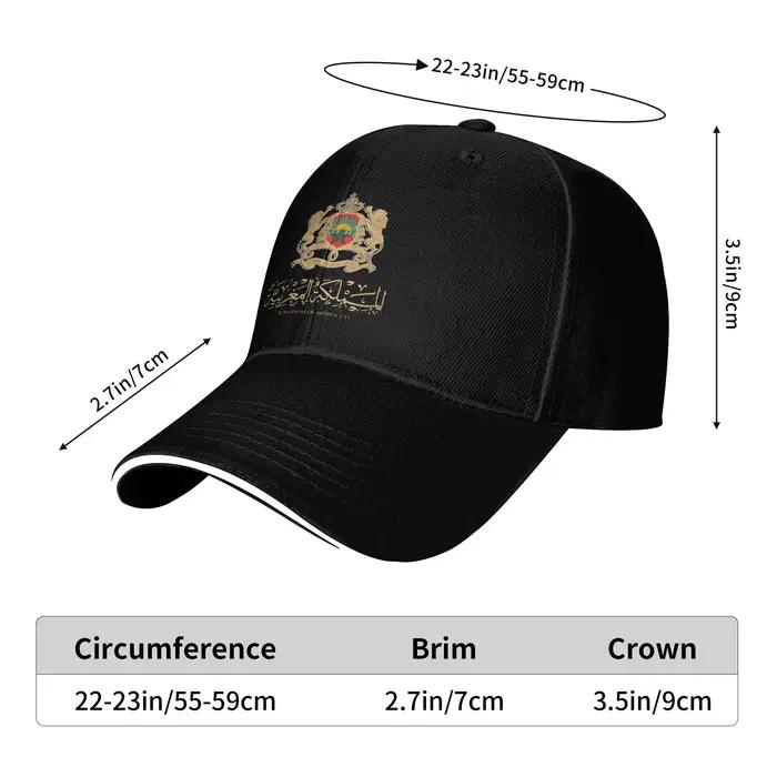 Casquette baseball Maroc drapeau y2k pour pêche et camping été homme femme