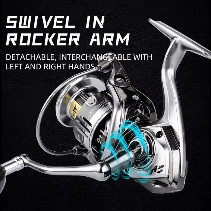 Moulinet spinning mer BEARKING neuf 9+1 roulements étanches 10-20KG frein