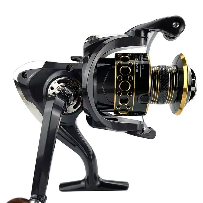 Moulinet spinning pêche carpe BK2000-7000 métal 5.2:1 13 roulements mer résistant