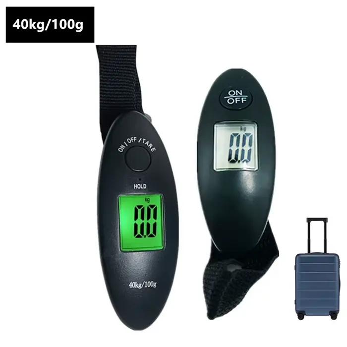 Balance digitale pêche 40kg 50kg crochet rétroéclairée pour peser poissons et bagages voyage