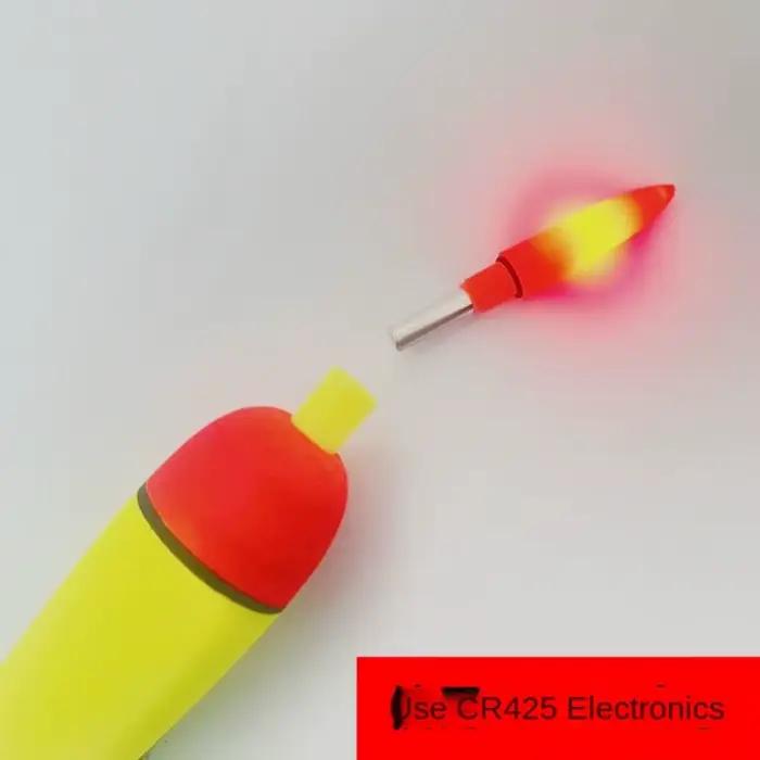 Flotteur lumineux de pêche de nuit EVA 10g-120g, vert, pour mer et roche, avec lumière intégrée