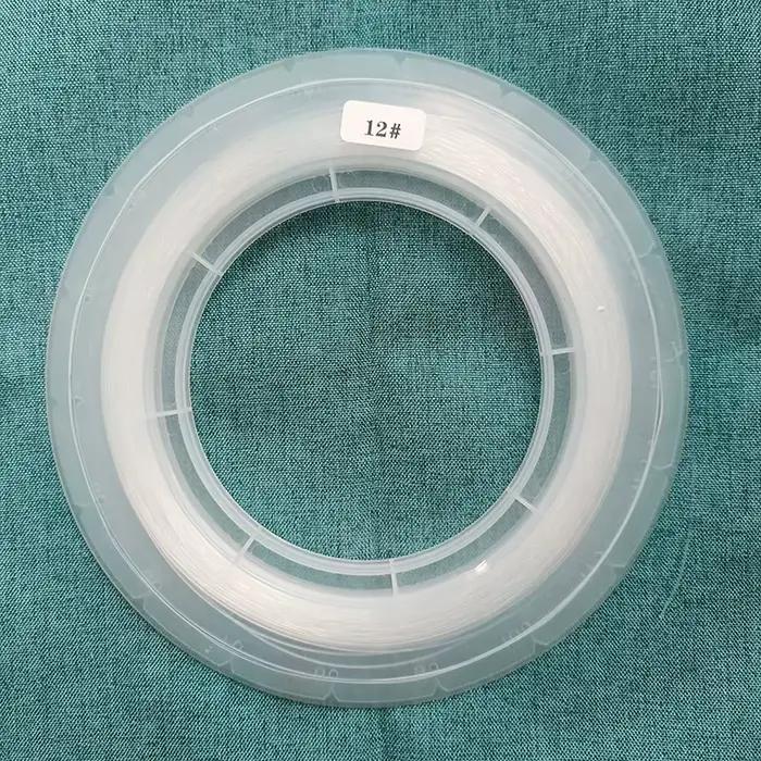 Fil de Pêche Japonais Nylon 100M Grand Diamètre 0.60 à 1.00mm Transparent pour Pêche en Mer