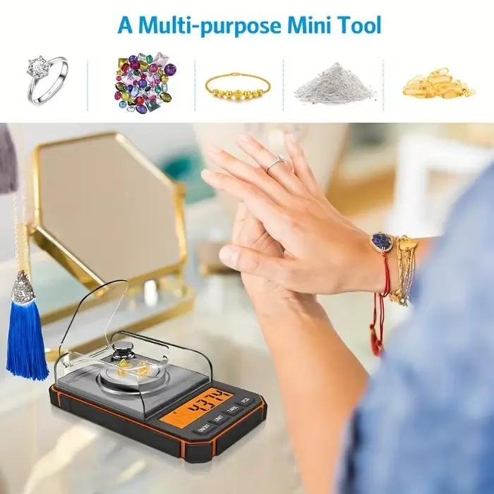 Balance de précision professionnelle 0.001g 50g pour peser appâts et petits accessoires de pêche