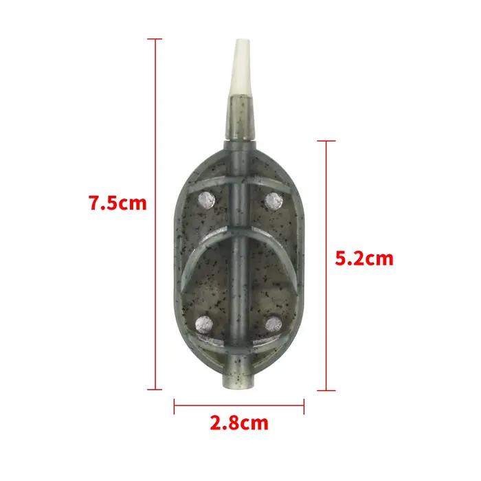 Cage à amorce feeder hirisi 30g à 60g pour pêche de la carpe, panier amorçoir à libération rapide, accessoire de pêche