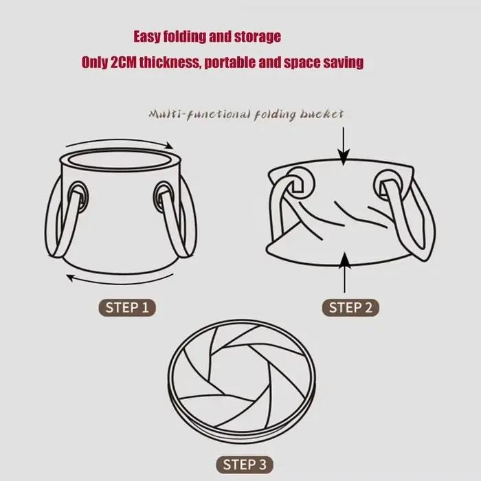 Seau de rangement pêche avec accessoires et articles de pêche neufs pour le sport