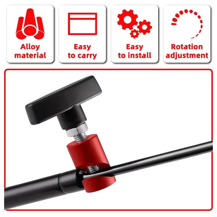 Barre de maintien de capot anti-pincement pour accès moteur lors de pêche fixations supports levage capot voiture sécurité protection vérin hayon ouvert occasions spéciales pêche activités extérieures