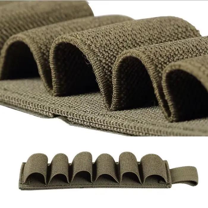 Porte-cartouches adhésif 6 coups pour fusil de chasse - Accessoire tactique pêche et tir sportif