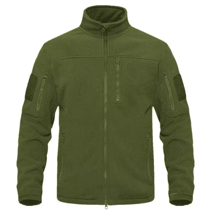 Veste polaire col montant thermique mi-haute pour pêche automne hiver activités outdoor