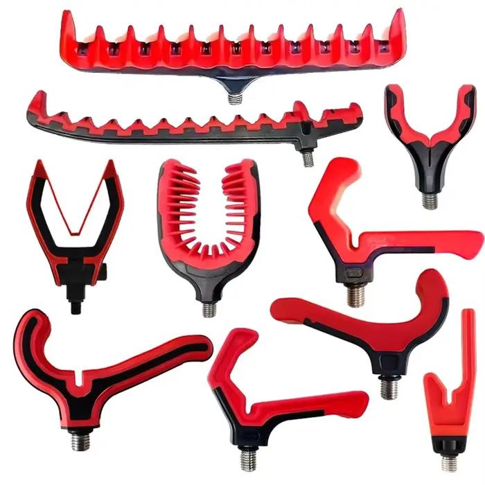 Support canne à pêche réglable PVC léger base 3/8" - Organisateur cannes carp durable support tête