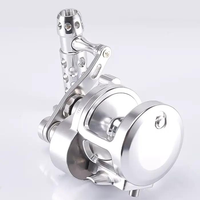 Moulinet de pêche au jigging ANATONO 2 vitesses pour gros poissons en mer profonde - Drague à levier CNC
