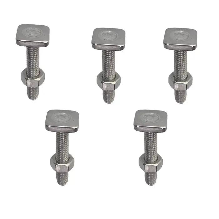 Écrou coulissant pour rail de kayak - Montage facile M6 pour accessoires de pêche