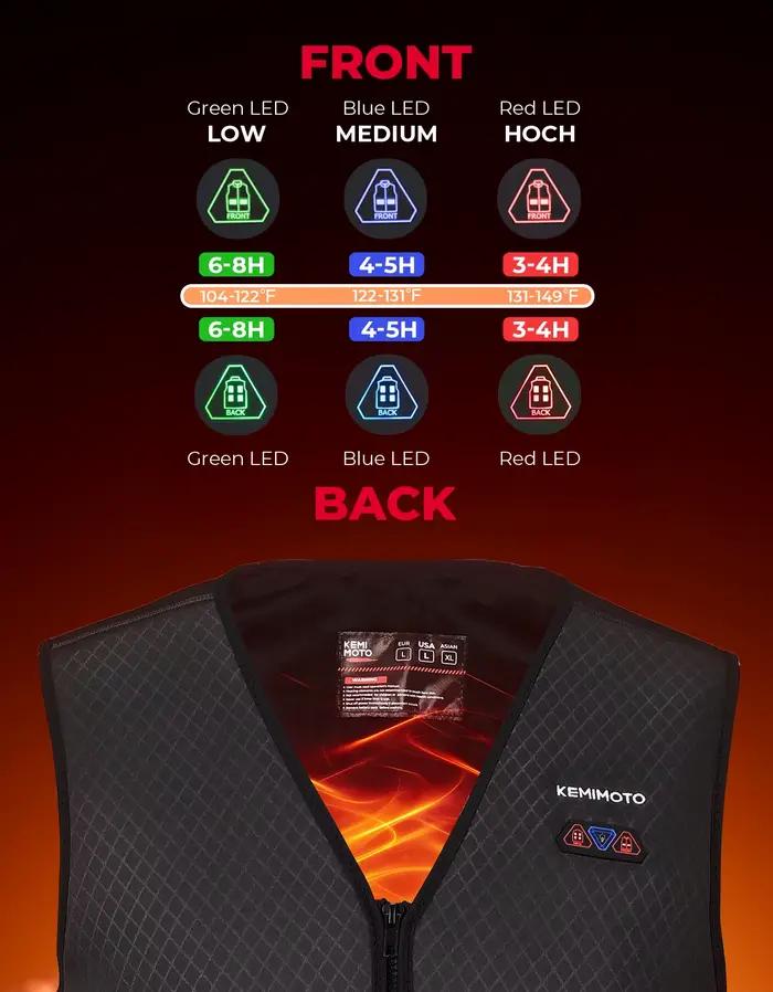 Veste chauffante électrique USB pour pêche hivernale - Veston thermique hommes femmes activités outdoor