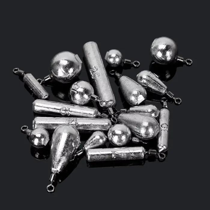 10 plombs goutte d'eau 3.5g à 20g - Accessoires de plombage pour pêche en mer et rivière