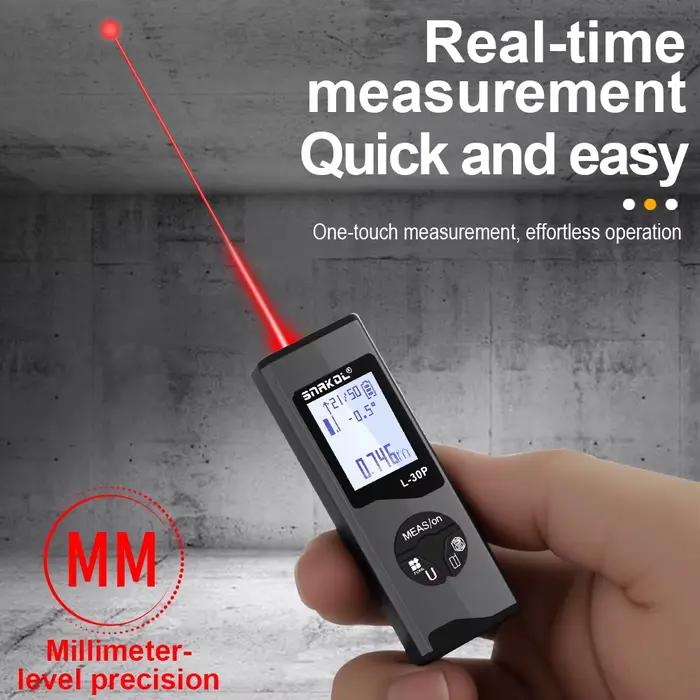 Mini télémètre laser 30m rechargeable USB 24g - Distancemètre portable intelligent pour pêche