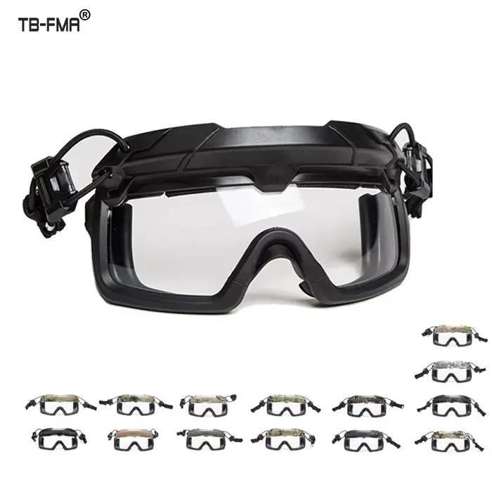 Lunettes anti-buée 3MM pour casques pêche - Compatibles rails OPS-CORE, protection visuelle optimale