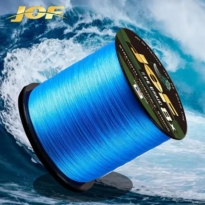 Ligne de pêche tressée JOF X8 PE 8 brins 500 mètres pour la pêche de la