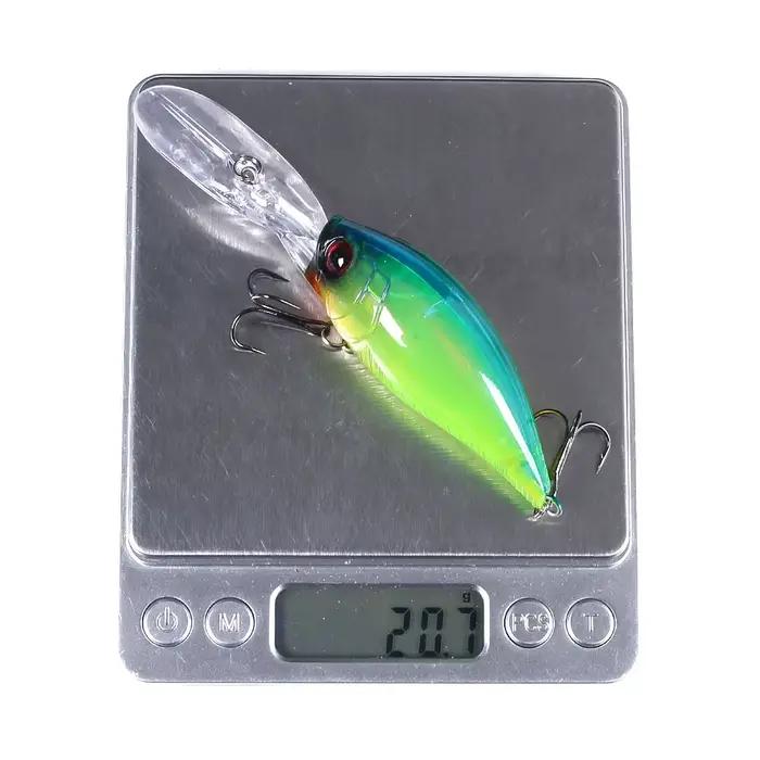 Leurre dur crankbait Hengjia 12.5cm 20.5g pour brochet carpe - Wobbler de pêche profond avec bavette