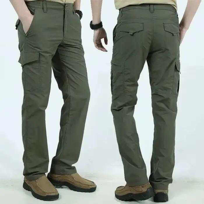 Pantalon séchage rapide homme été pour pêche - Imperméable et respirant pour pêche sportive