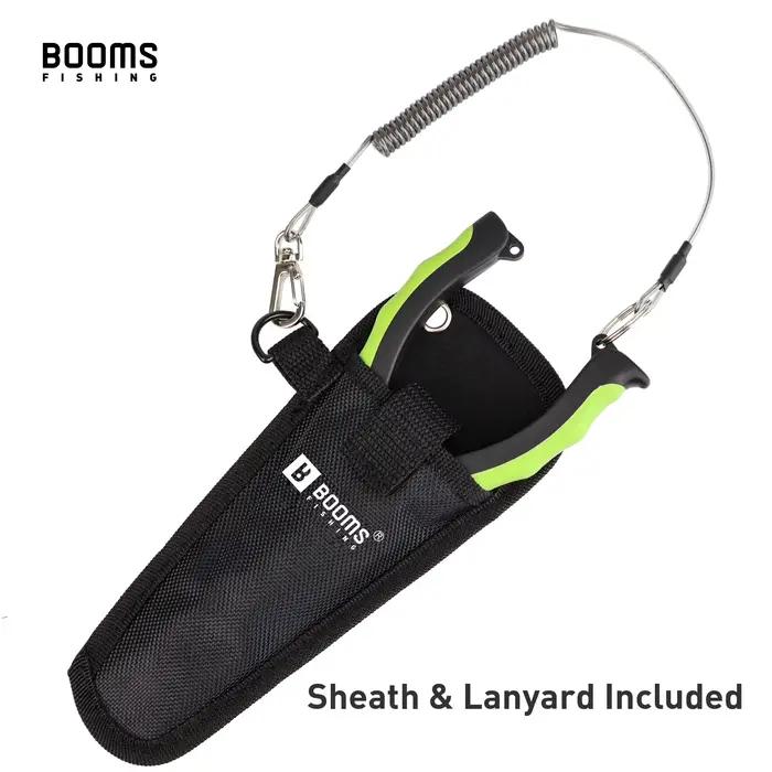 Pinces multifonctions pêche F03 Booms Fishing 23,5 cm acier inoxydable coupe-ligne et ciseaux