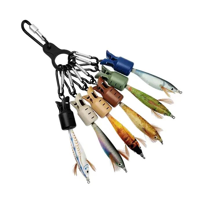 New Squid Jig Bait Protector Kit Size M 6pcs Webfoot Octopus Egi Hooks Cover Cut