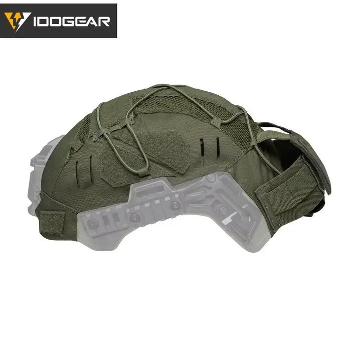 Housse casque Wendy 3.0 IDOGEAR pêche - Protection NVG avec poche batterie camouflage