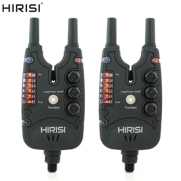 Alarme de touche Hirisi B150 pour pêche à la carpe avec LED, volume réglable et haute sensibilité
