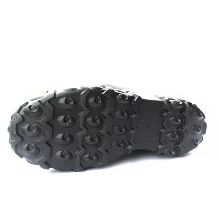 Bottes de pêche imperméables PVC respirantes avec semelle crampons antidérapante pour rochers et récifs