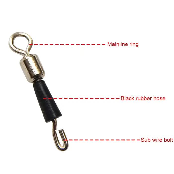 Swivels à Changement Rapide en Acier Inoxydable pour Pêche à la Carpe Accessoires de Méthode Feeder Occasions Spéciales