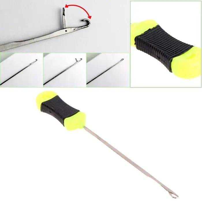 Aiguille à boilies pour montage hair rig pêche à la carpe avec chargement d'appâts facile