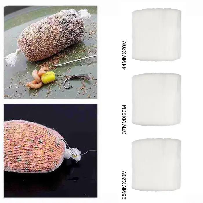 Sachet soluble PVA pour amorce carpe et pêche au coup, recharge appâts et leurres en filet