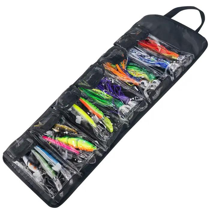 Sac organisateur étanche THKFISH pour poppers et leurres durs avec 7/8 poches pliable grande capacité