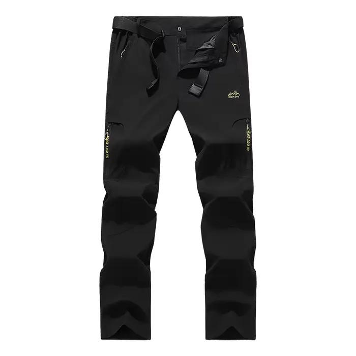 Pantalon pêche été stretch imperméable 5XL séchage rapide - Léger technique poches zippées homme
