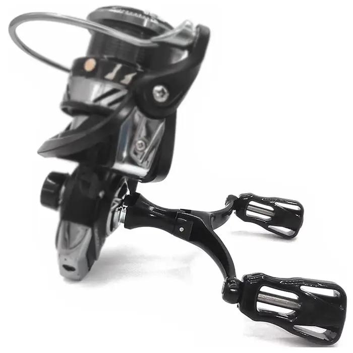 Moulinet spinning pliable DIY - Manche double prise, roue creuse, modification équipement pêche